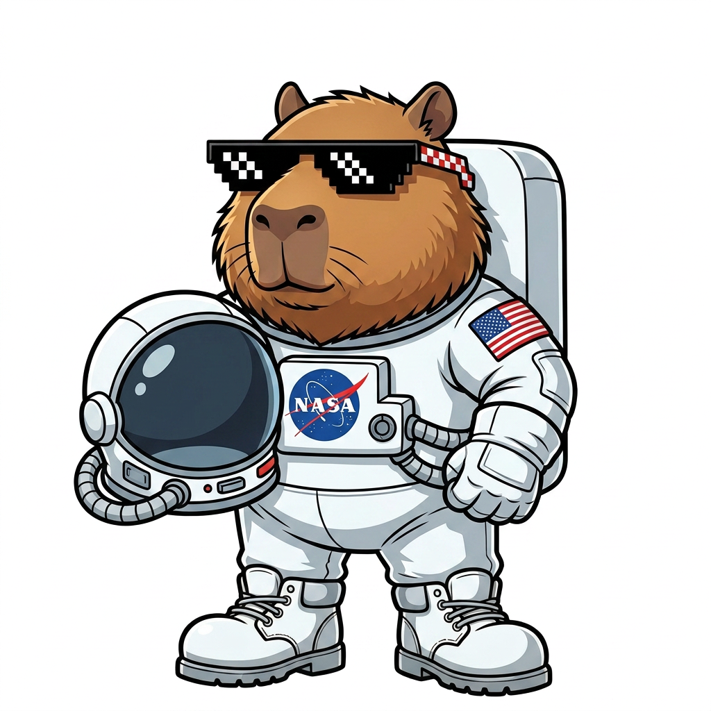 $CAPY mascot — MOON CAPY